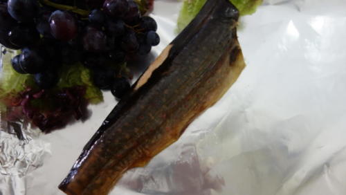 Geräuchertes Saiblingsfilet